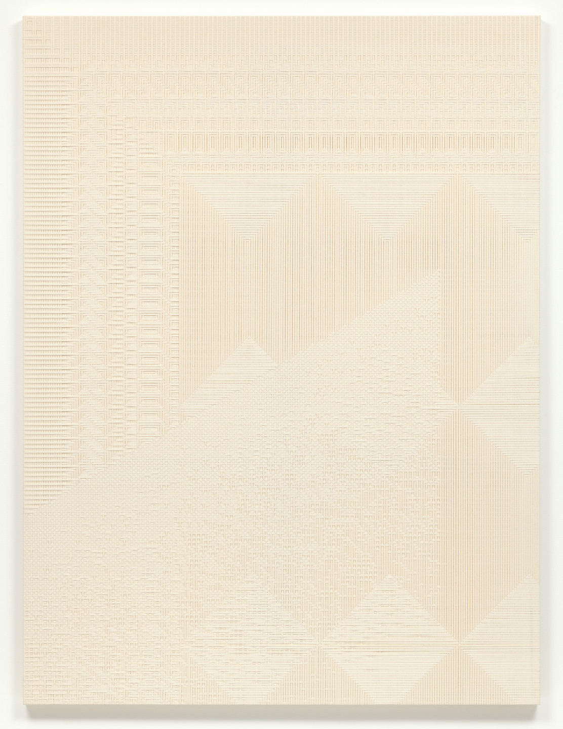Tauba Auerbach. Bitmap Gradient Ray III. 2015