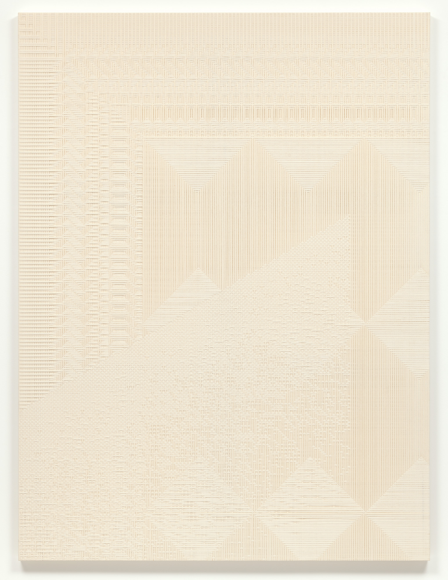 Tauba Auerbach. Bitmap Gradient Ray III