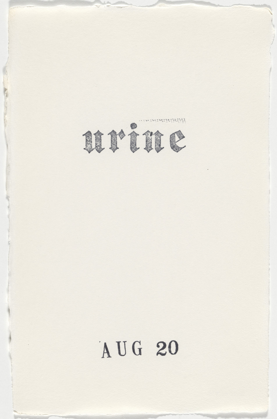 Kiki Smith. Untitled (Book of Hours). 1986–2003