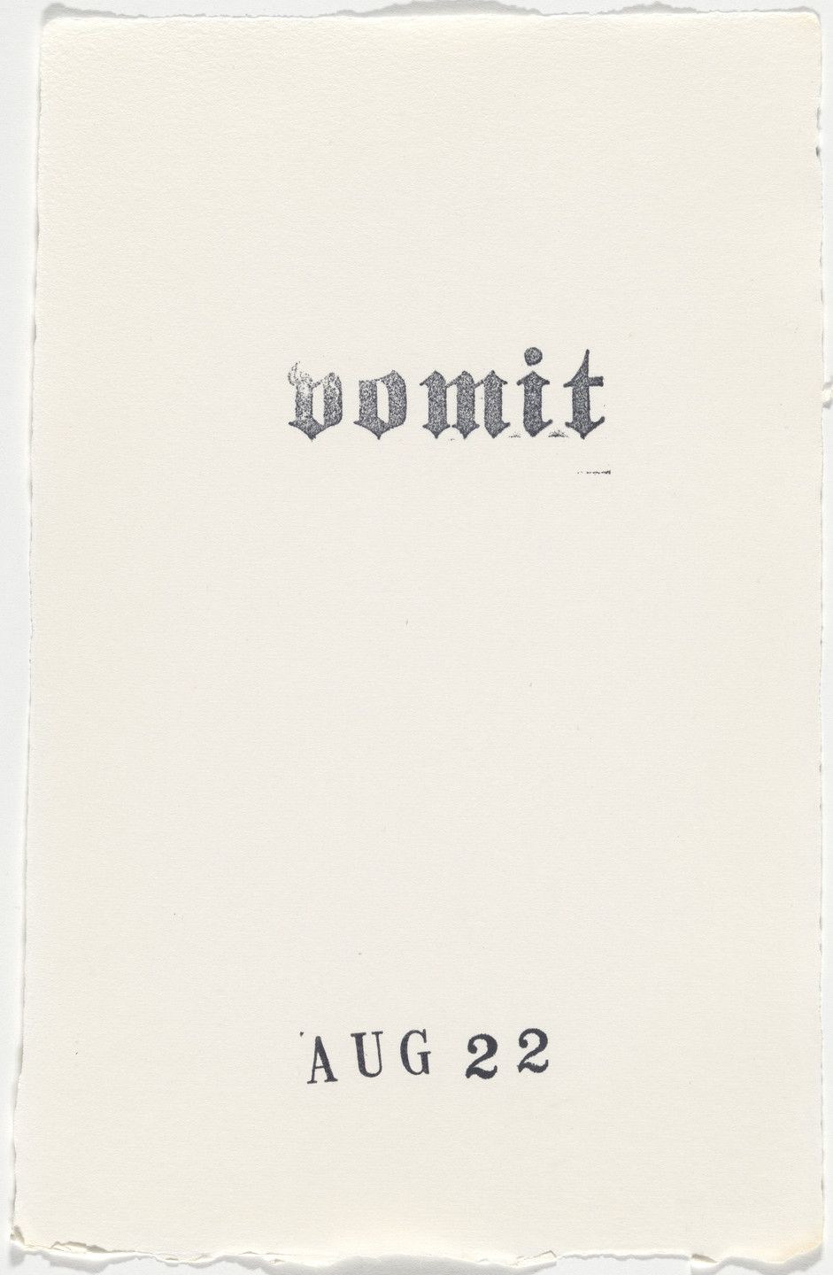 Kiki Smith. Untitled (Book of Hours). 1986–2003