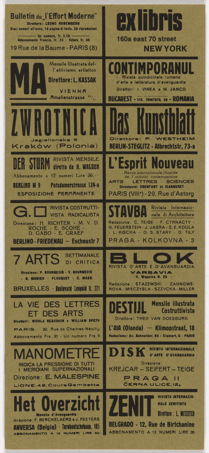 Elaine Lustig Cohen. Booklists for Ex Libris. 1979–1983