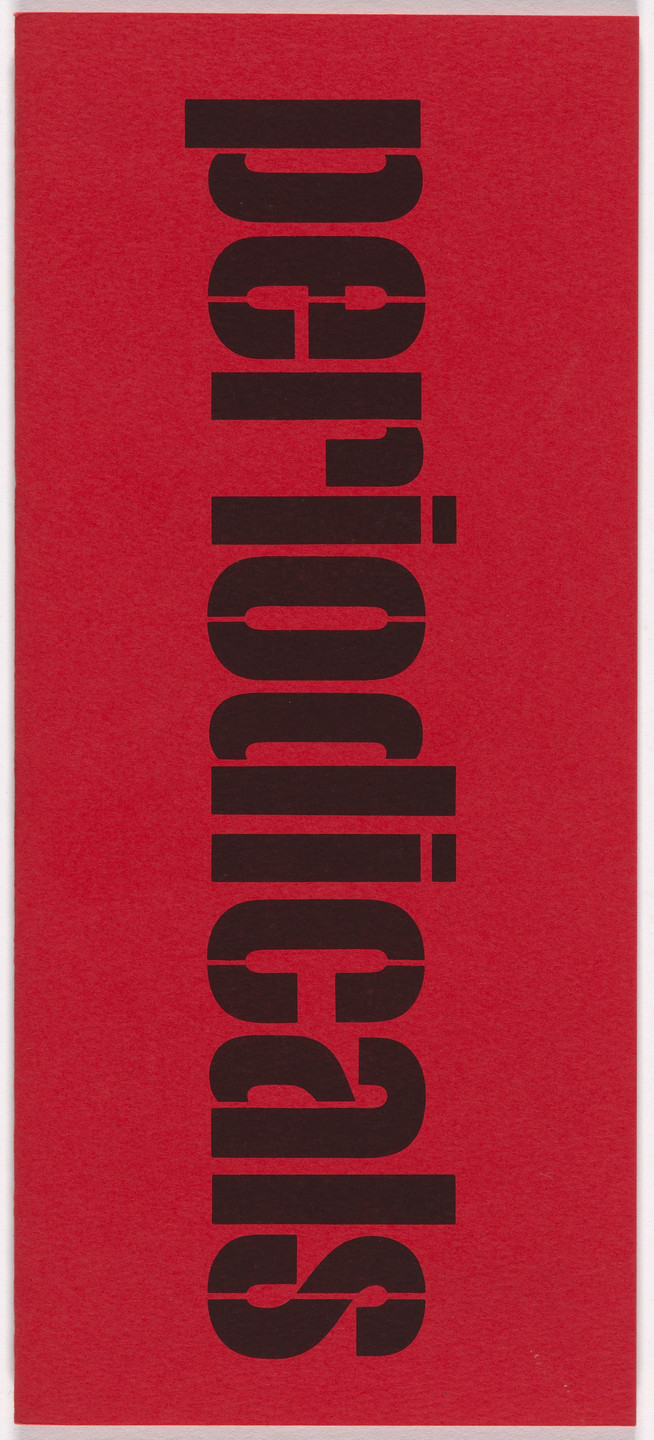 Elaine Lustig Cohen. Booklists for Ex Libris. 1979–1983