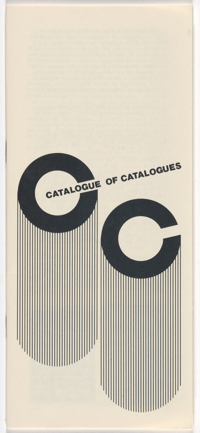 Elaine Lustig Cohen. Booklists for Ex Libris. 1979–1983