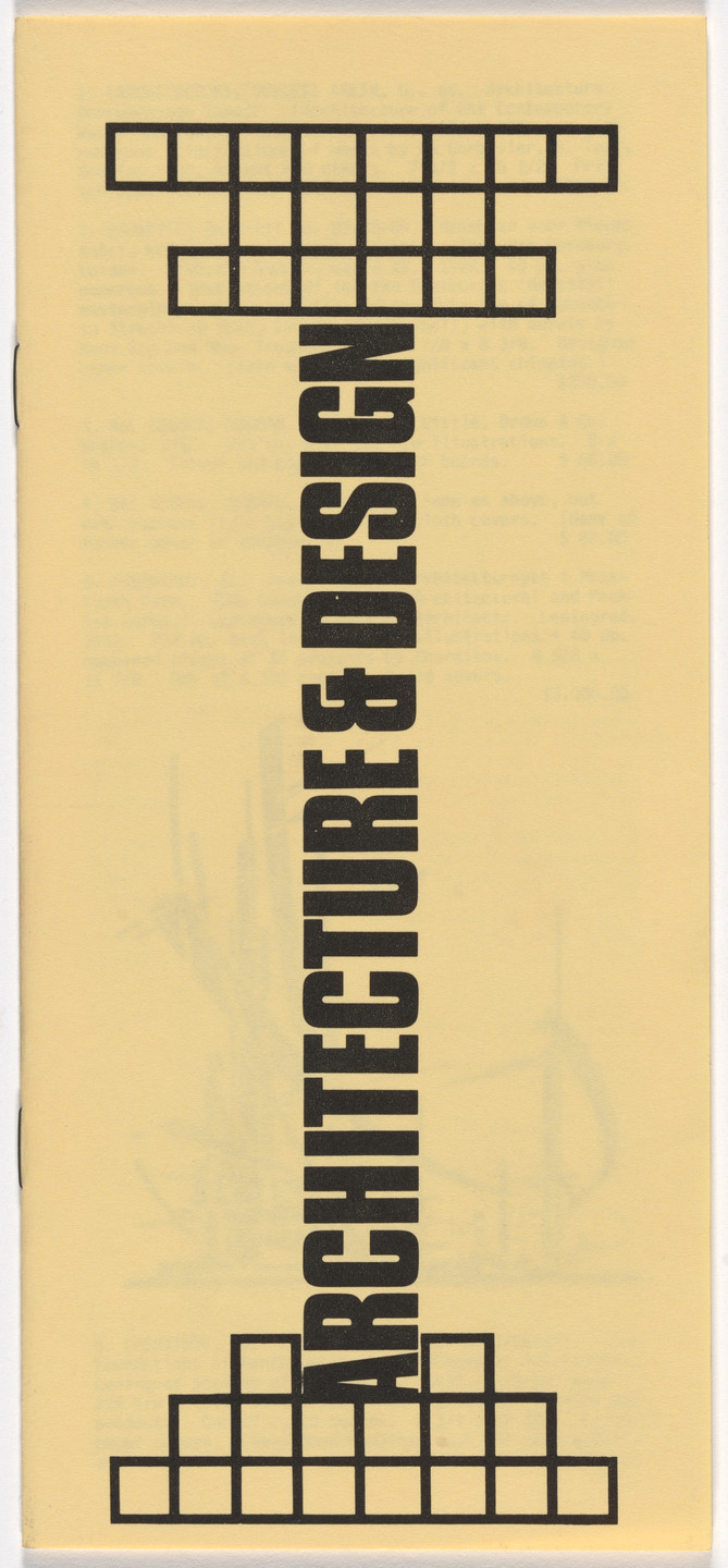 Elaine Lustig Cohen. Booklists for Ex Libris. 1979–1983