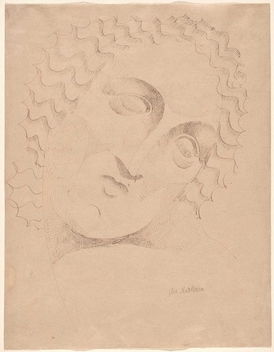 Elie Nadelman. Head. c. 1904–07