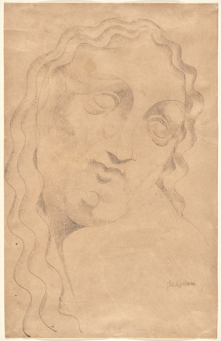 Elie Nadelman. Head of a Woman. c. 1904–07