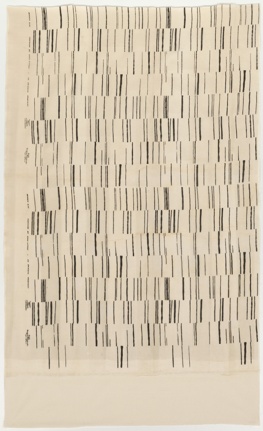 Ross Littell. Border Riff #3 Sheer Fabric. c. 1948