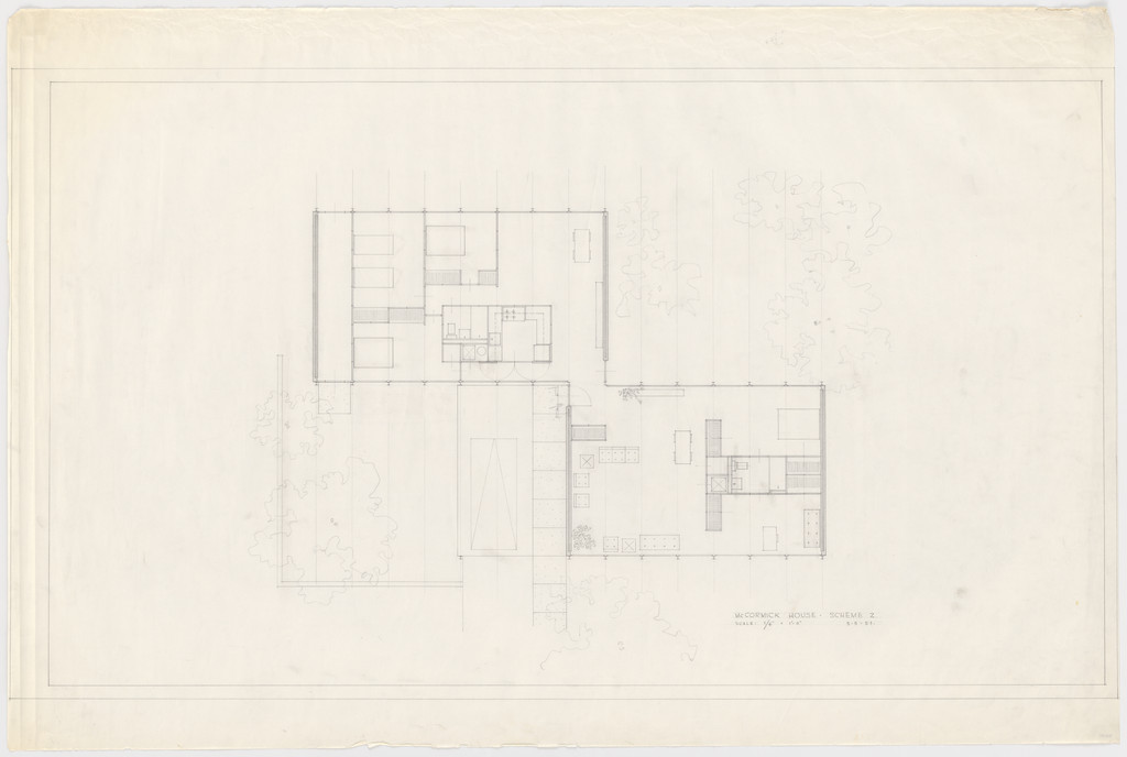 Robert H. McCormick House, Elmhurst, IL (Floor plan)
