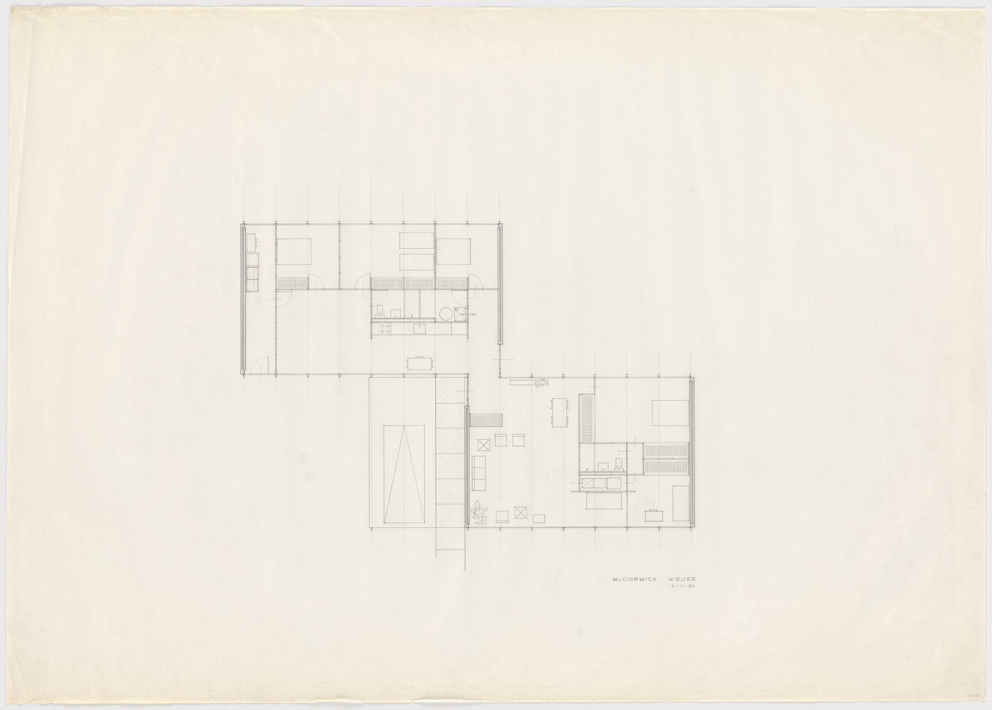 Ludwig Mies Van Der Rohe Robert H McCormick House Elmhurst IL ludwig-mies-van-der-rohe-robert-h-mccormick-house-elmhurst-il