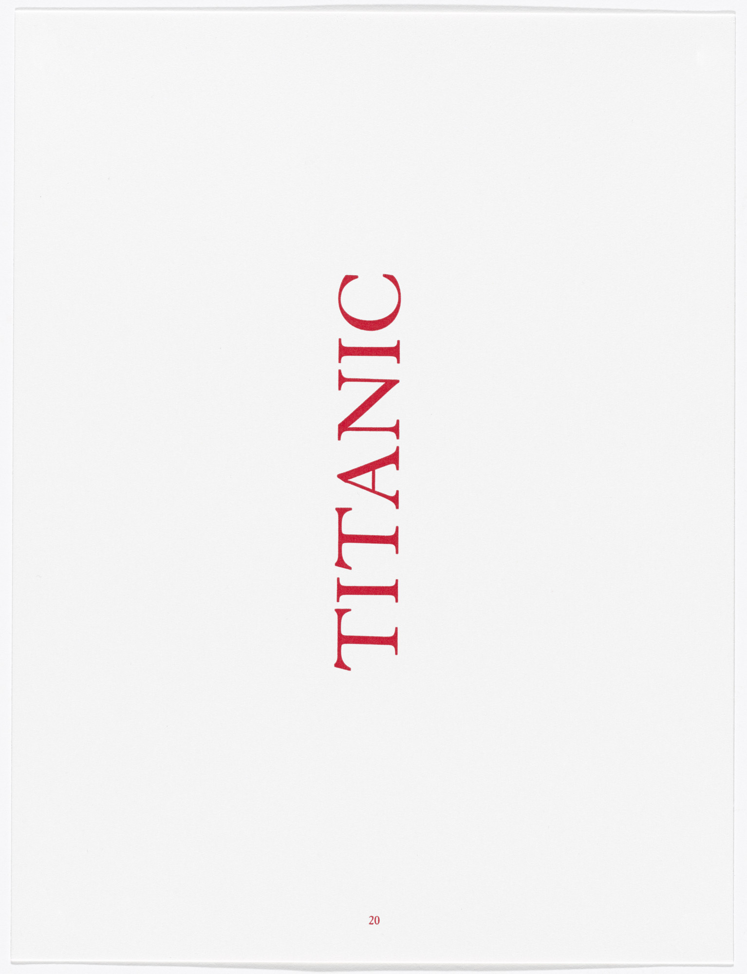 Louise Bourgeois. Aux Vieilles Tapisseries: 44 Sentences de Louise Bourgeois , text 20 of 44