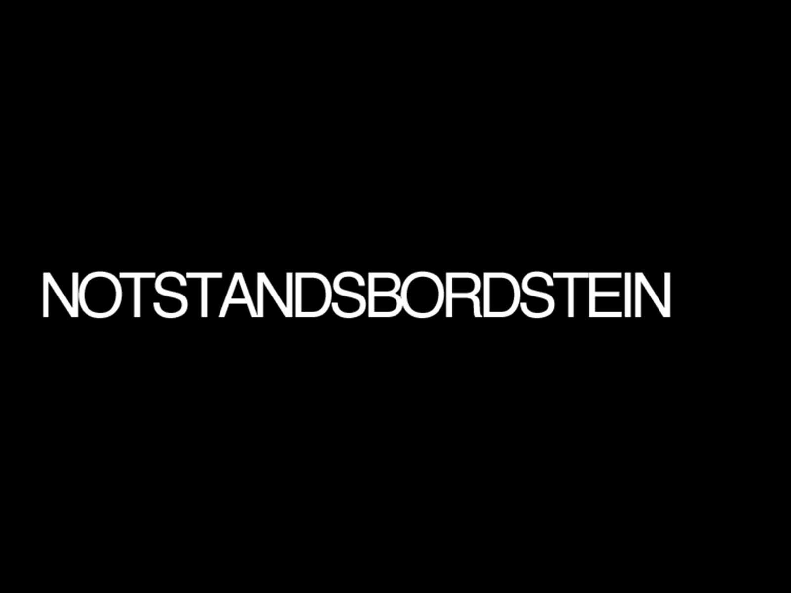 Wolf Vostell. Notstandsbordstein