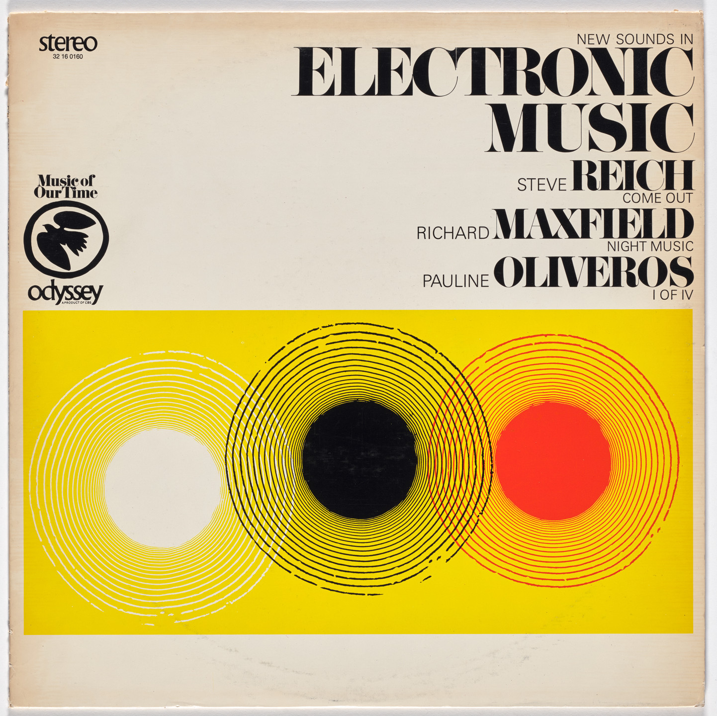 Richard Maxfield, Pauline Oliveros, Steve Reich, Various Artists. New Sounds in Electronic Music. 1967