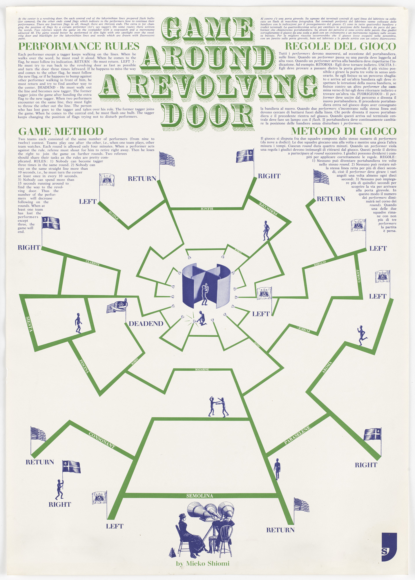 Mieko Shiomi. Game Around a Revolving Door from Situazione (Second series)