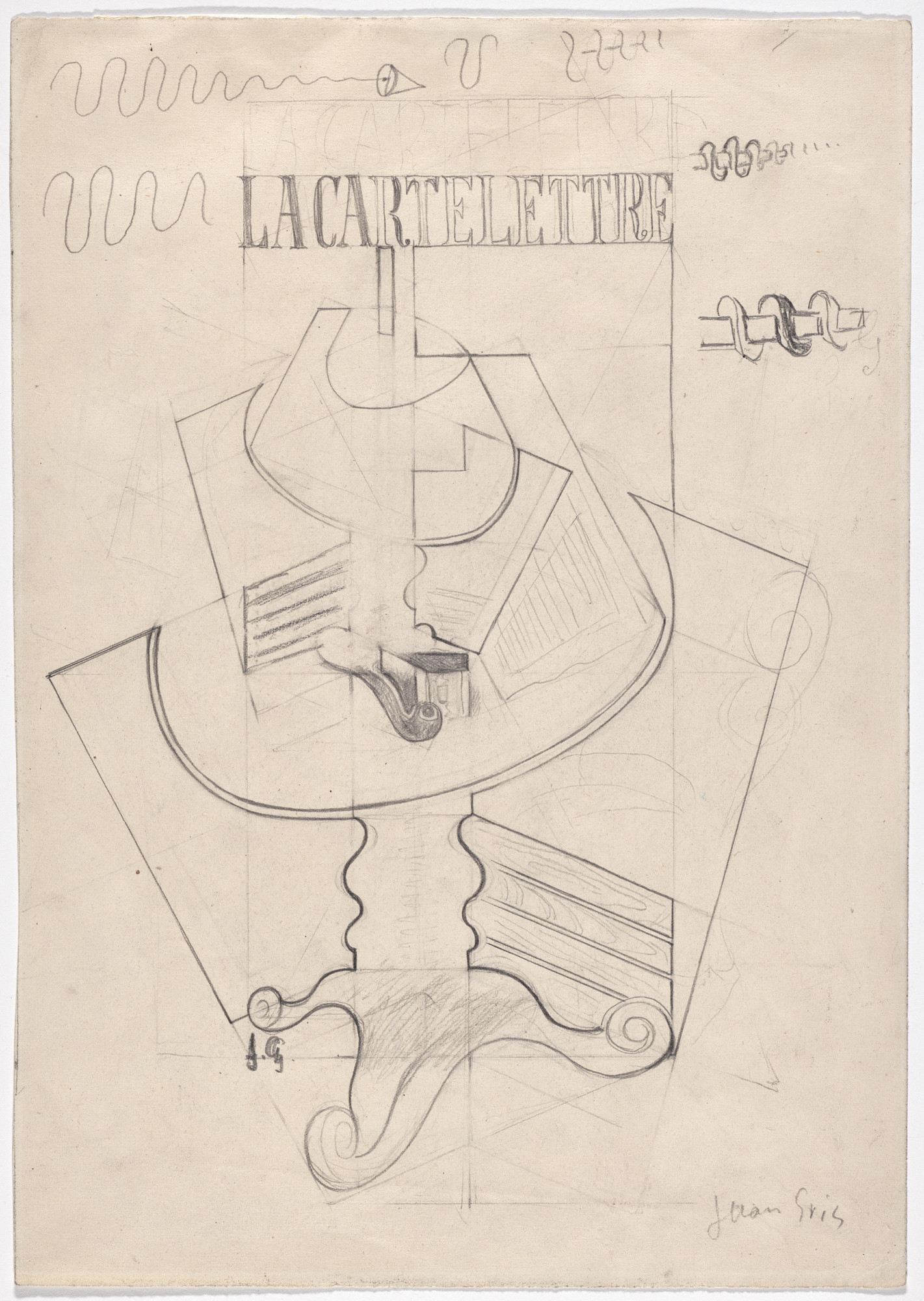 Juan Gris. La Carte-lettre