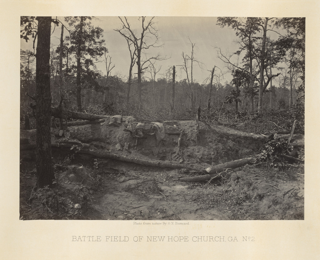 Battlefield of the New Hope Church, Georgia, No. 2 from the album Photographic Views of Sherman's Campaign