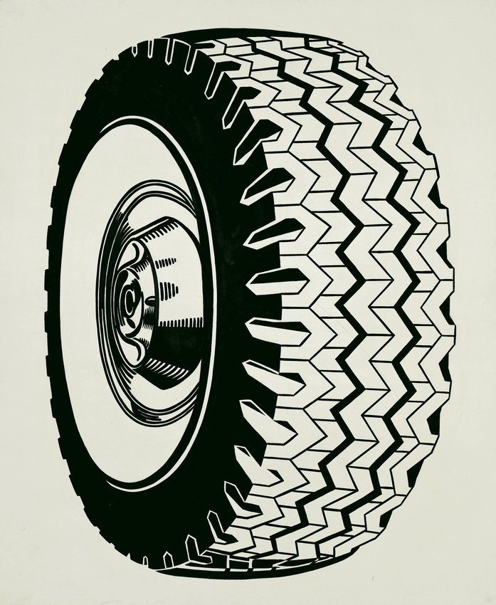 Roy Lichtenstein. Tire. 1962 | MoMA