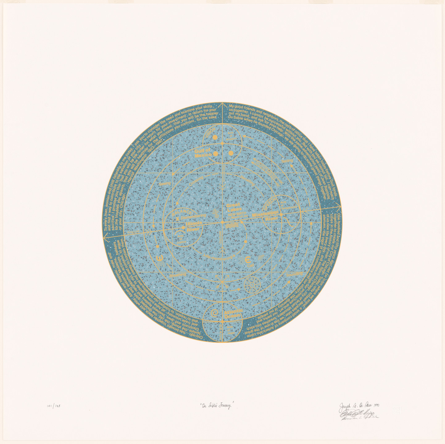 Houston Conwill, Joseph De Pace, Estella Conwill Majozo. Du Sable&#39;s Journey. 1991