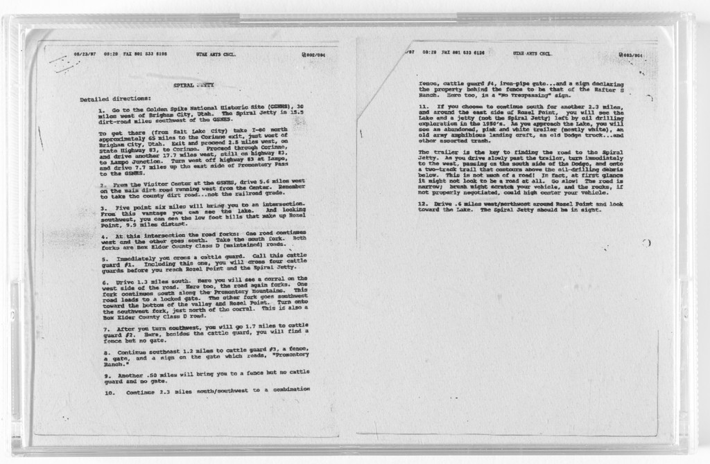 Trying to Find the Spiral Jetty