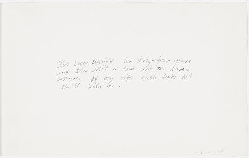 Untitled ("I've been married...")