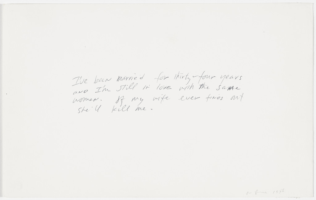 Untitled ("I've been married...")