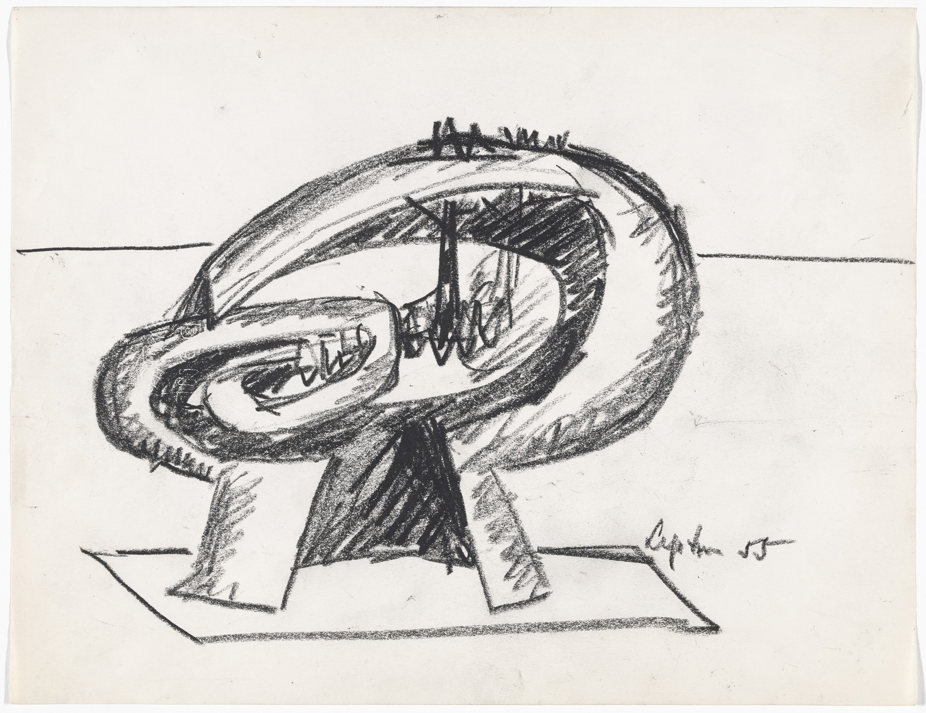 Seymour Lipton. Untitled. 1955