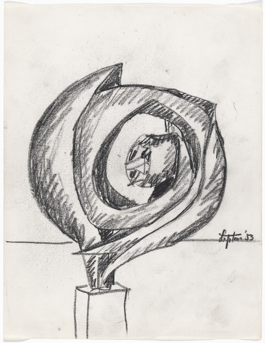 Seymour Lipton. Untitled. 1953