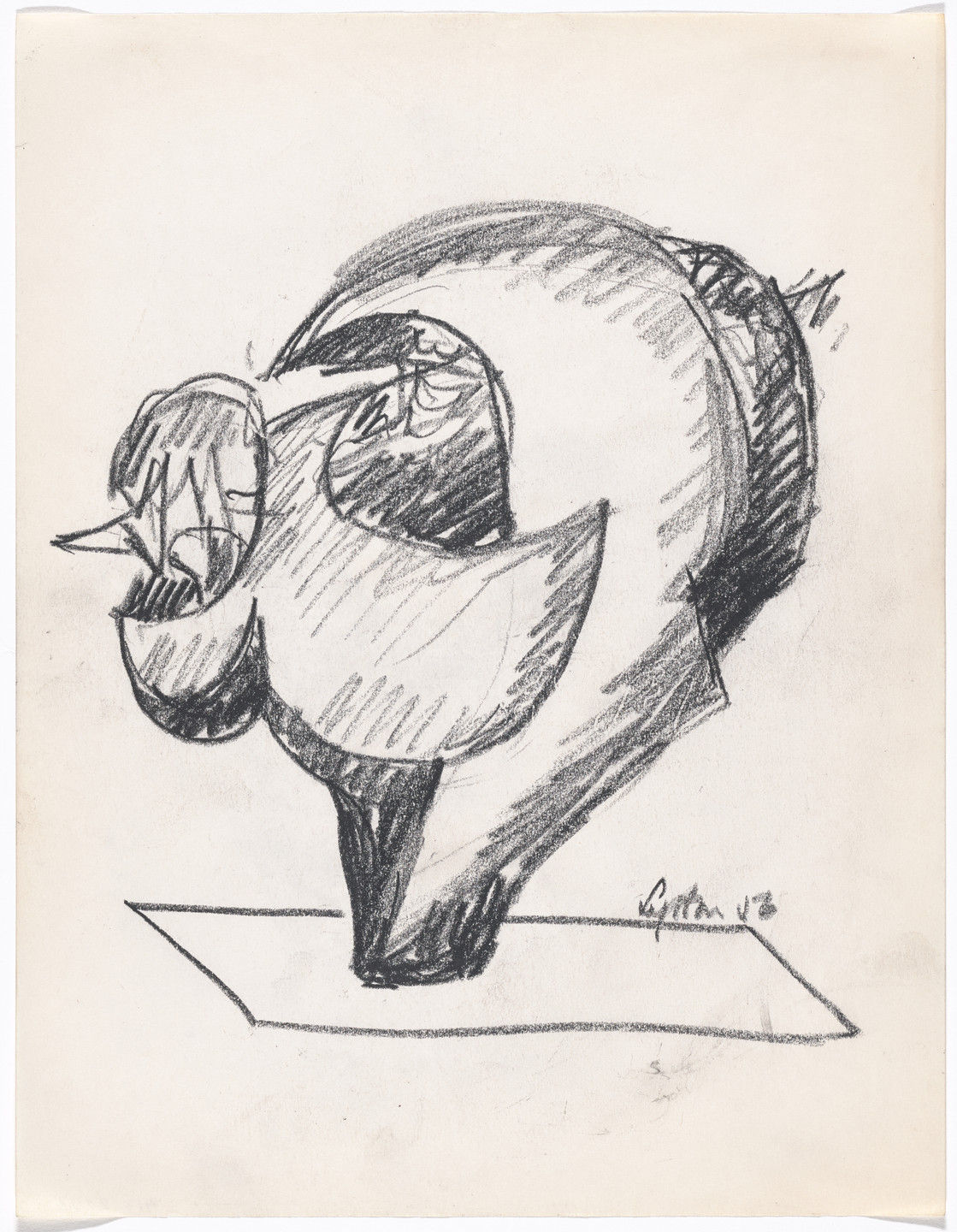 Seymour Lipton. Untitled. 1952