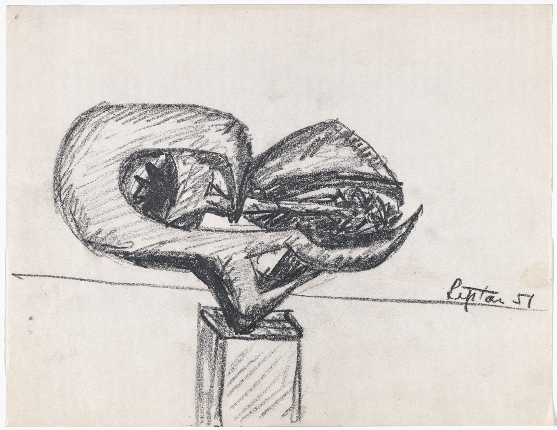 Seymour Lipton. Untitled. 1951