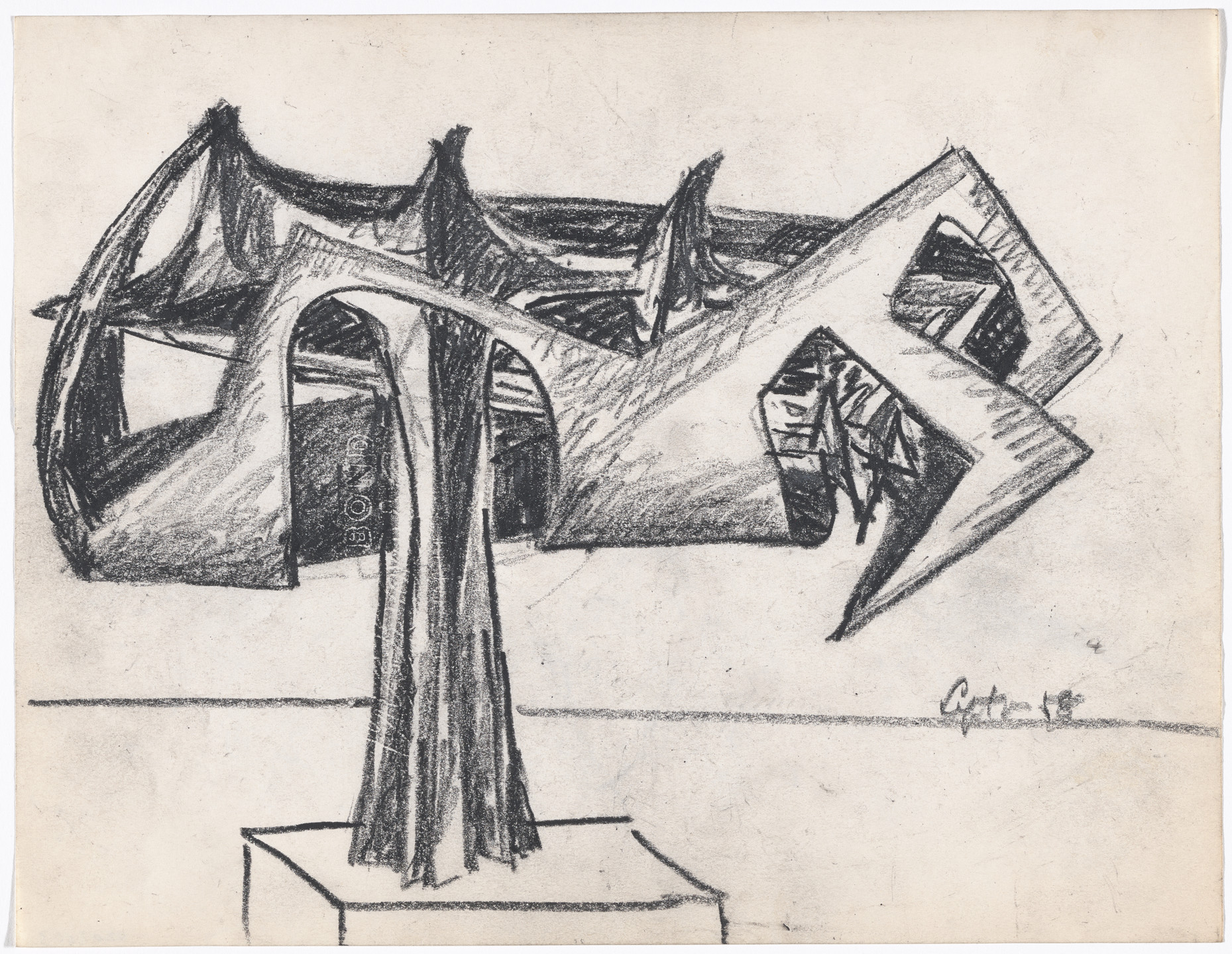 Seymour Lipton. Untitled. 1958