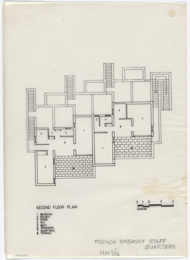 French Embassy Staff Quarters, New Delhi, India