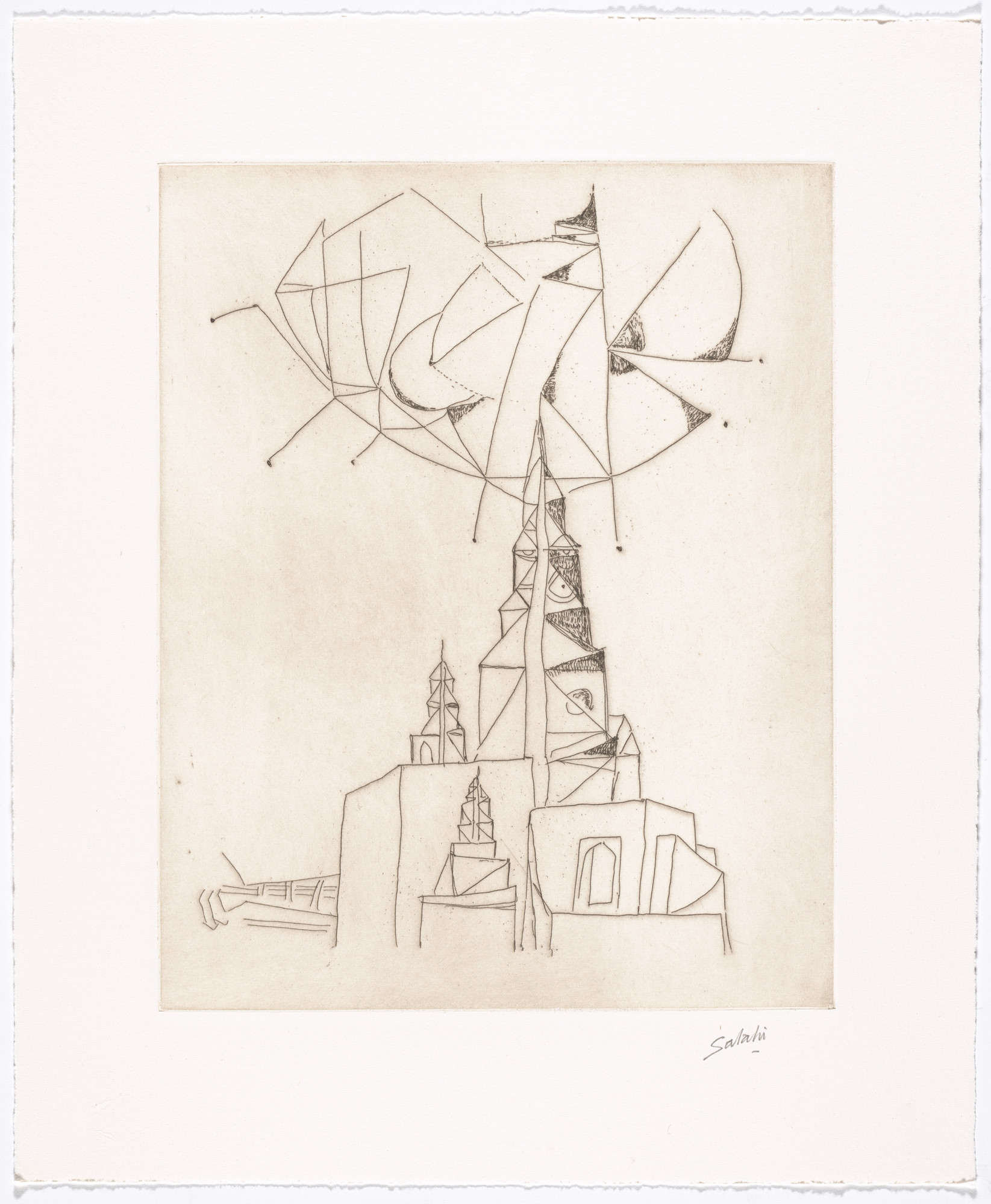 Ibrahim El-Salahi. Untitled from The Group
