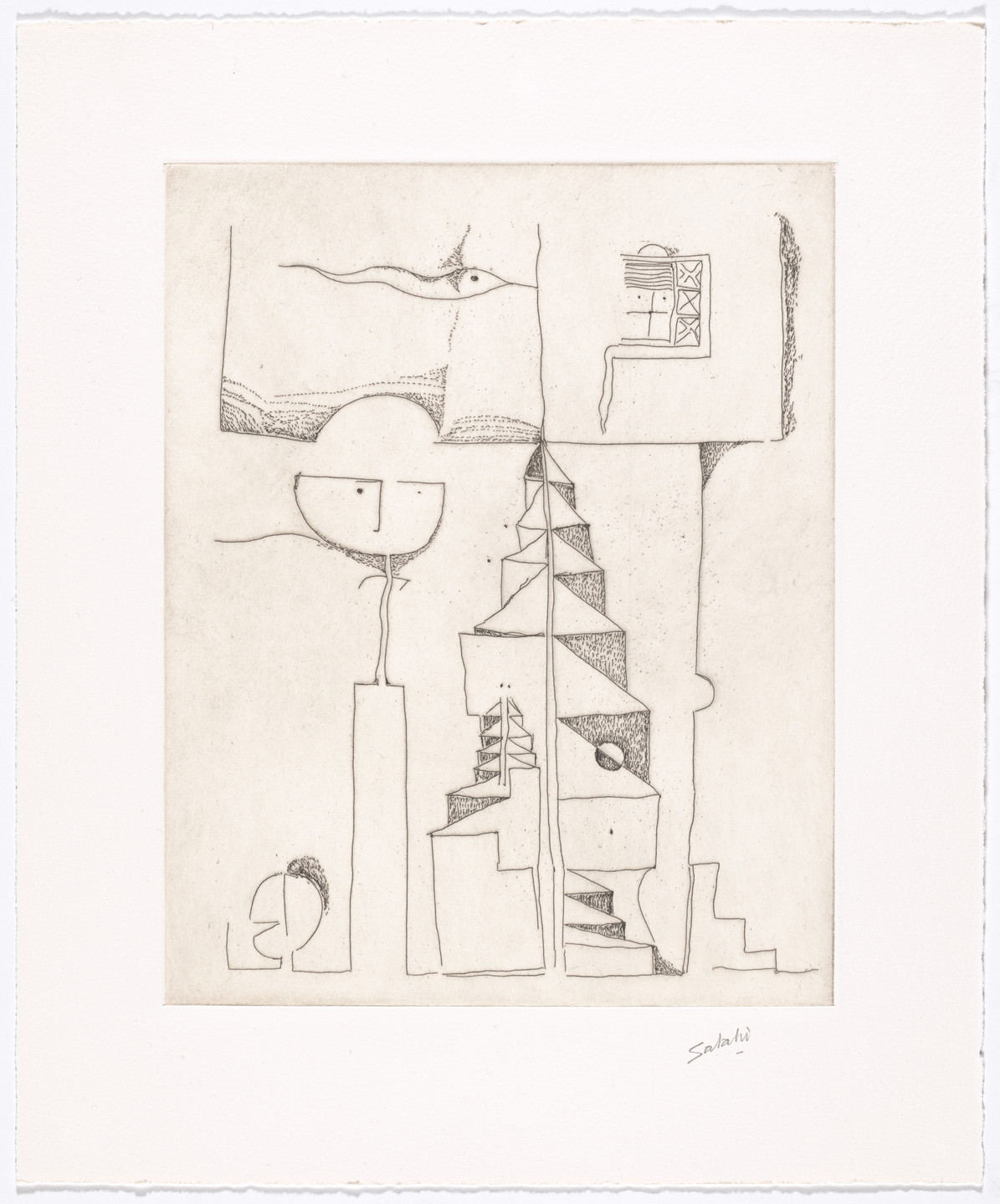Ibrahim El-Salahi. Untitled from The Group. 2016