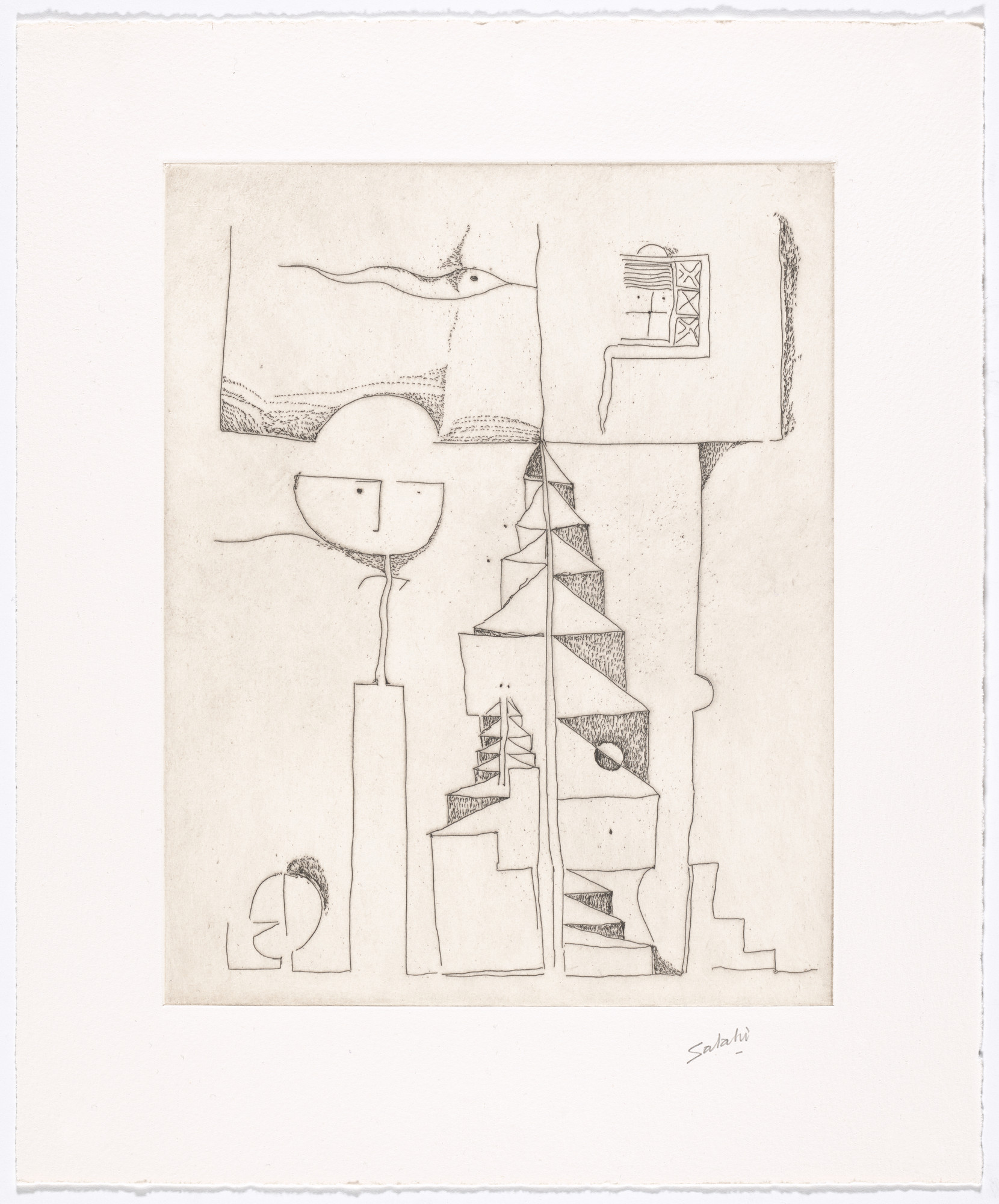 Ibrahim El-Salahi. Untitled from The Group
