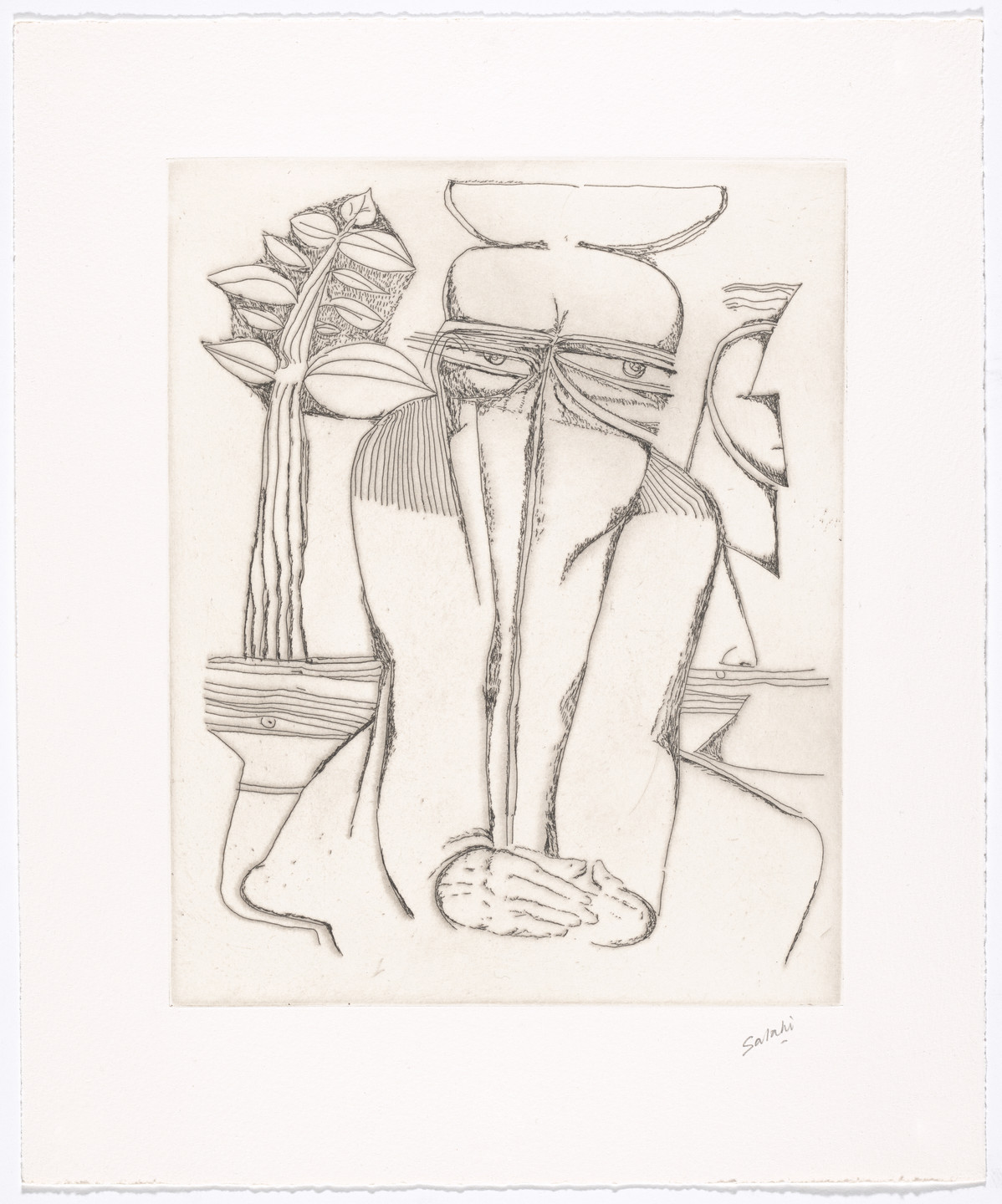 Ibrahim El-Salahi. Untitled from The Group. 2016
