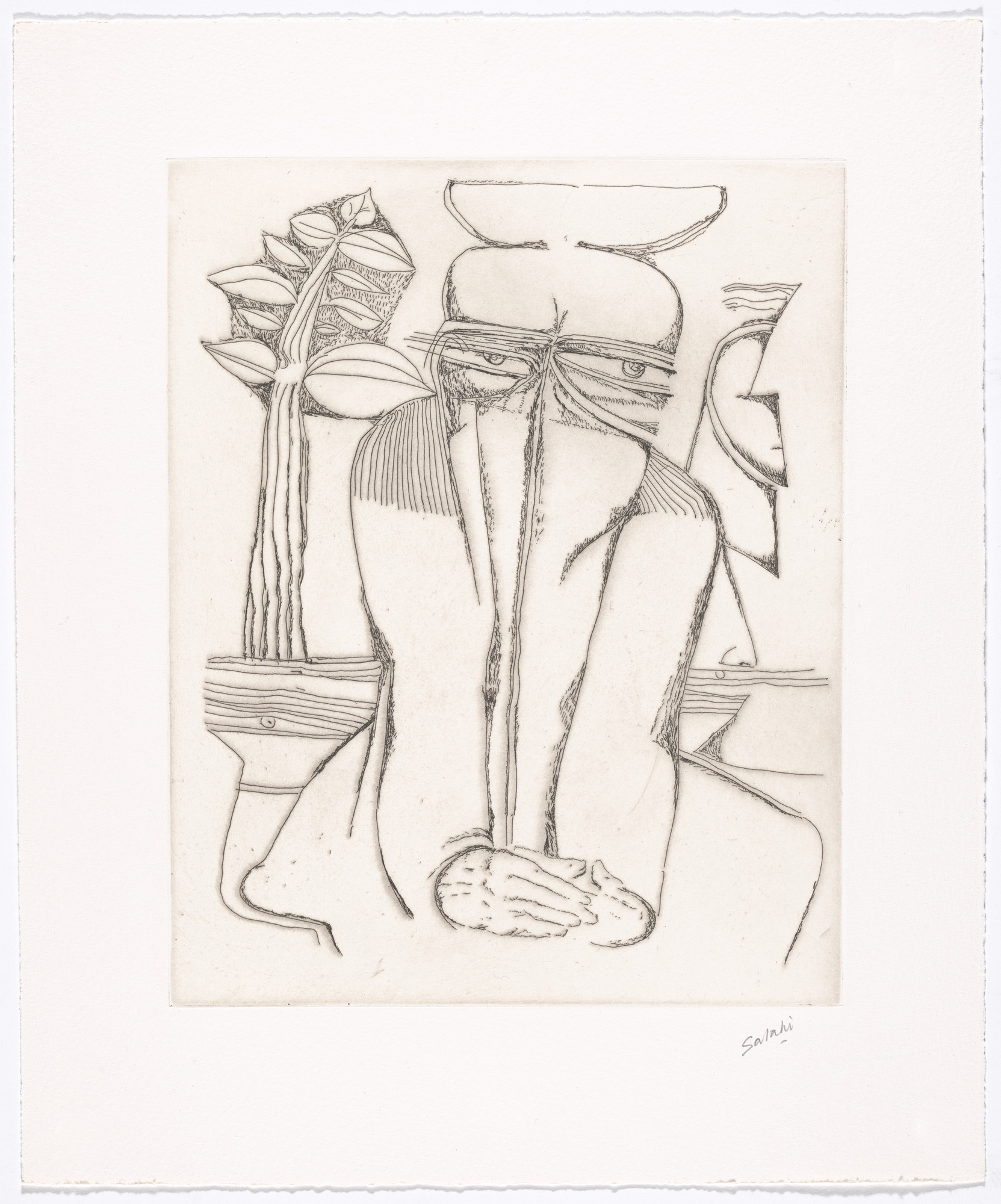 Ibrahim El-Salahi. Untitled from The Group