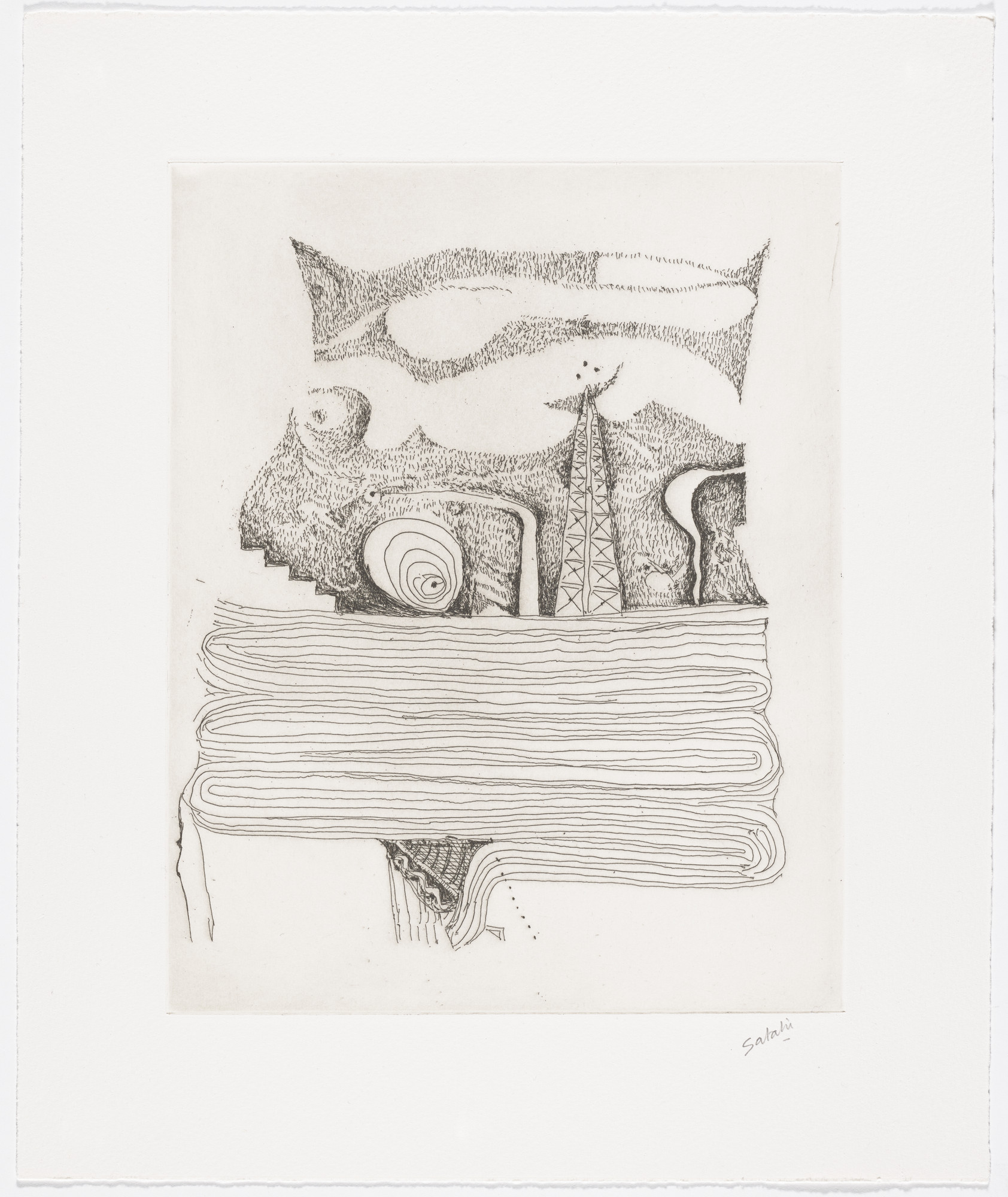 Ibrahim El-Salahi. Untitled from The Group