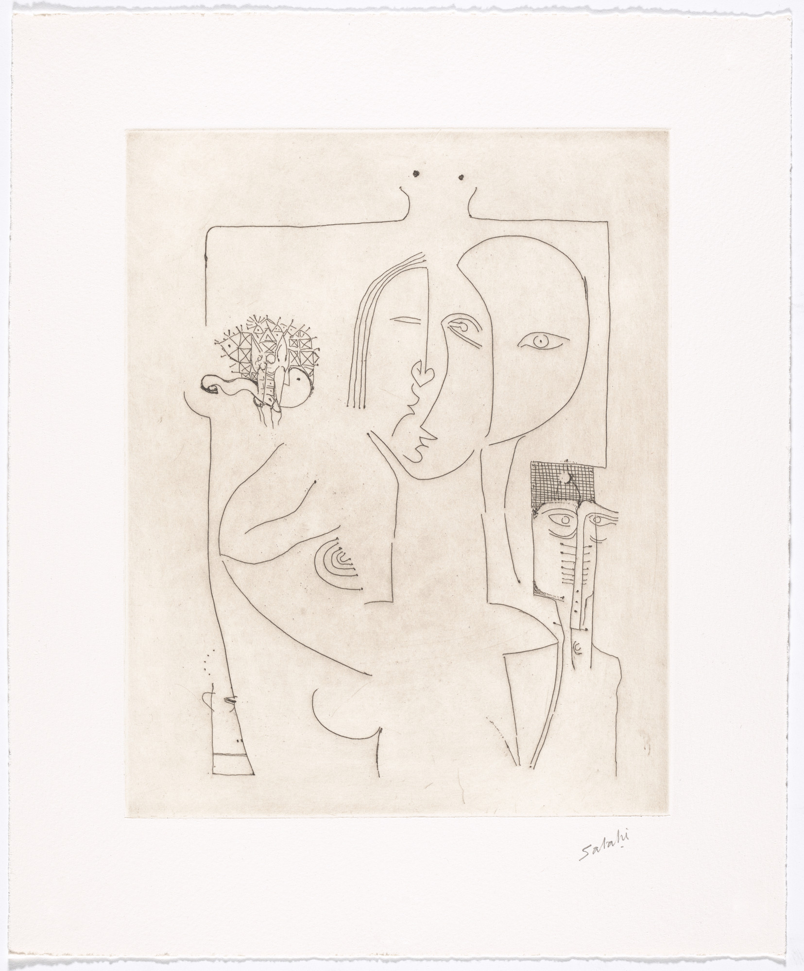 Ibrahim El-Salahi. Untitled from The Group