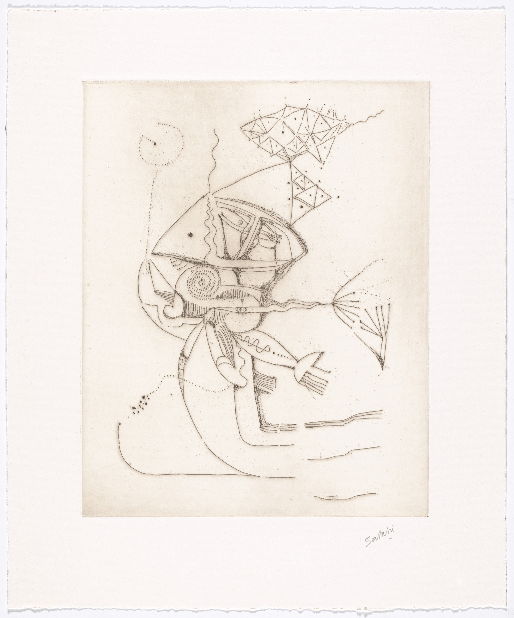 Ibrahim El-Salahi. Untitled from The Group