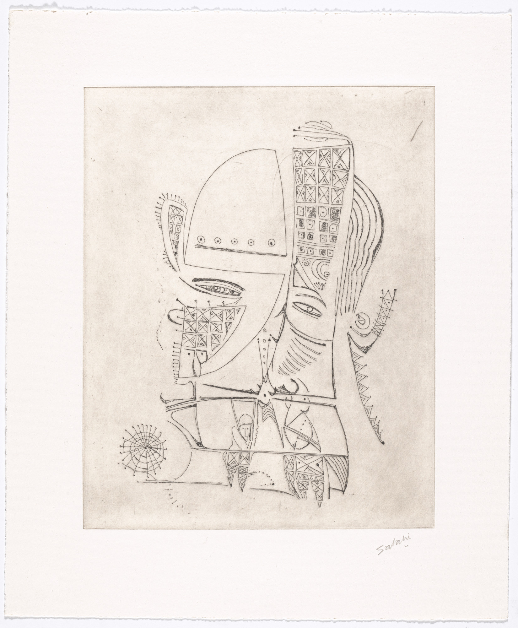 Ibrahim El-Salahi. Untitled from The Group