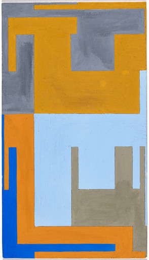 Study for Surface Distribution on a Modulated Reticular System no. 3 (Distribuição de superfície sobre um sistema reticular modulado no. 3)