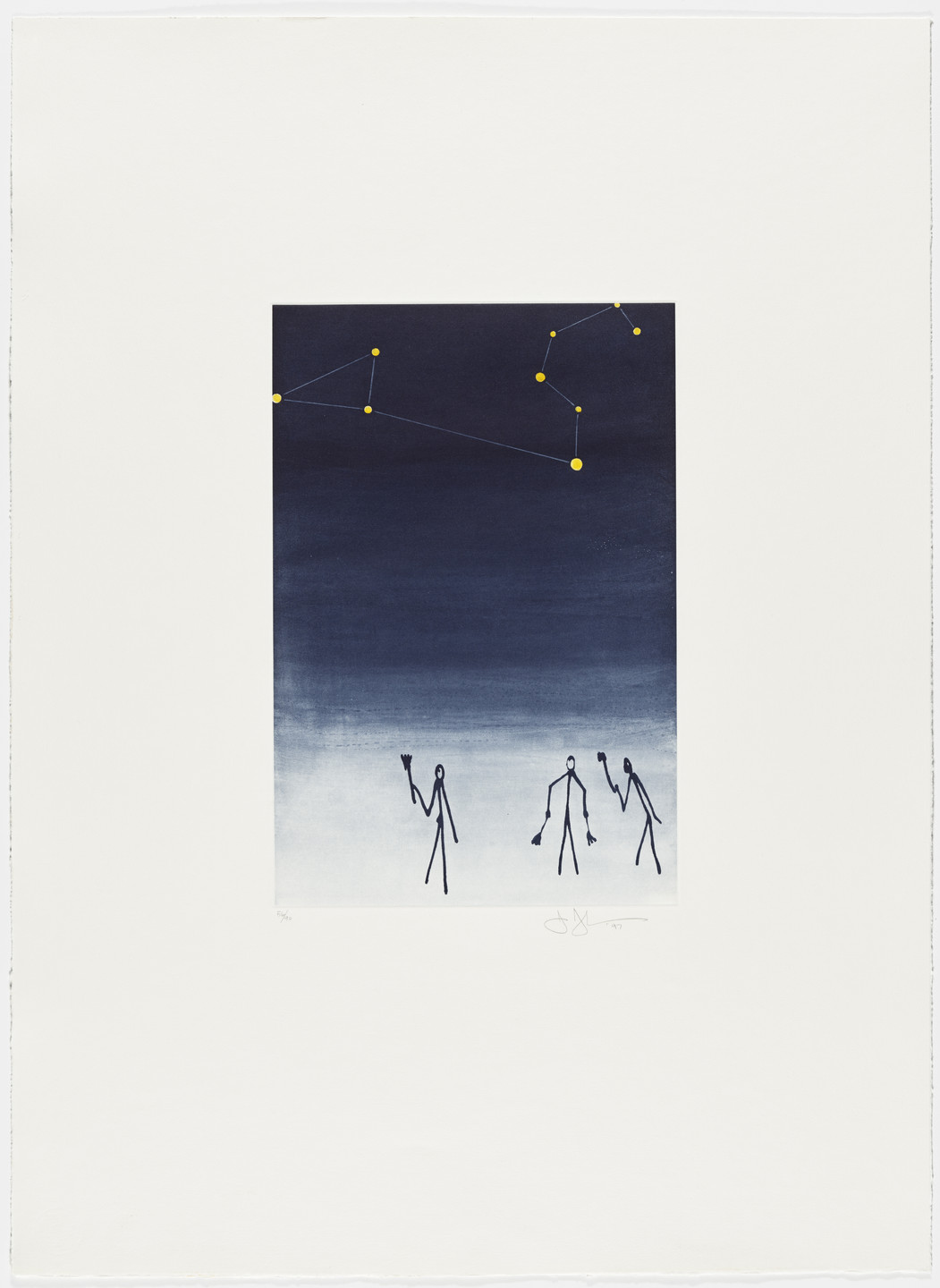 Jasper Johns. Leo from The Leo Castelli 90th Birthday Portfolio. 1997, published 1998