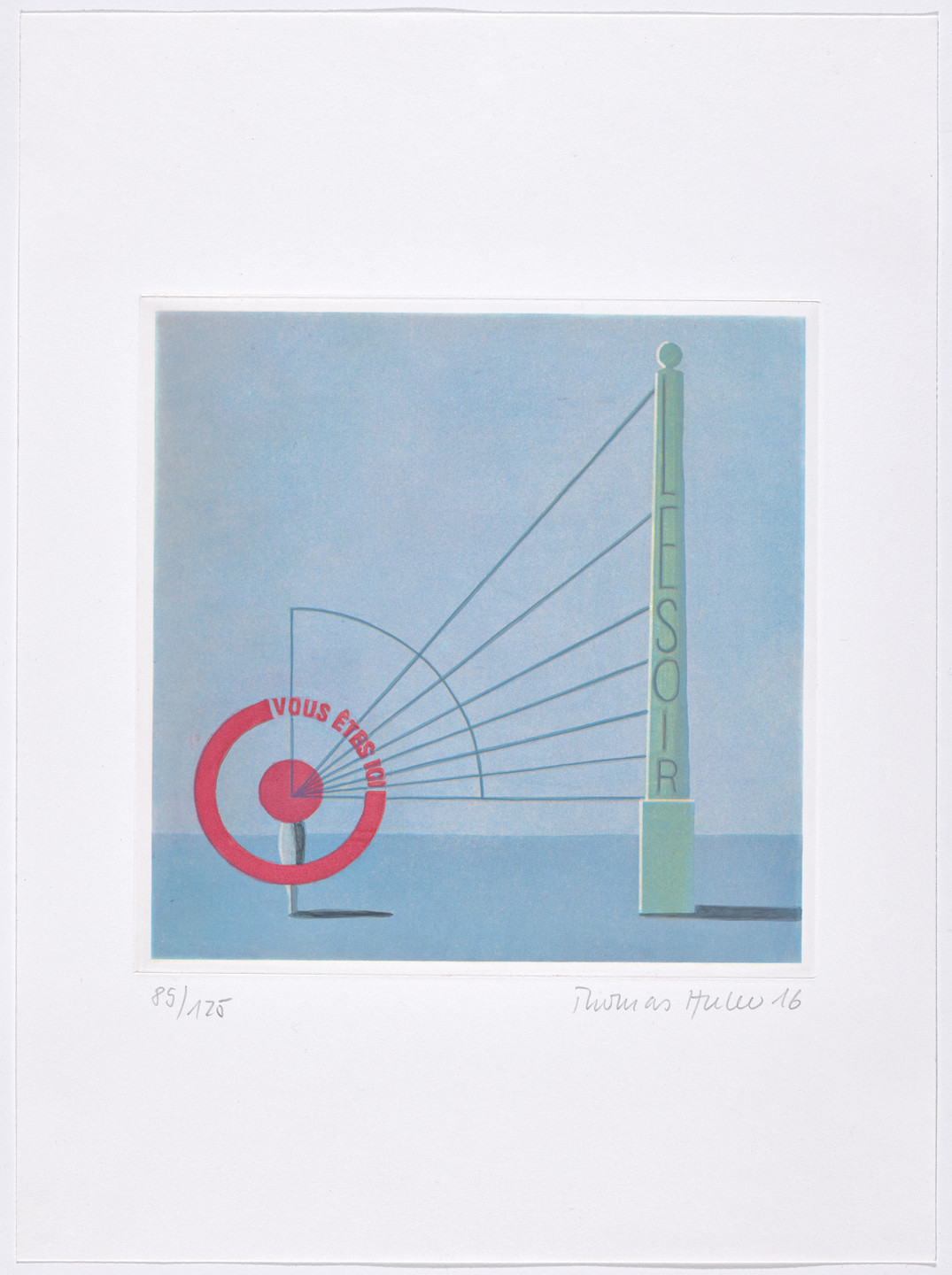 Thomas Huber. Evening (Le Soir). 2016