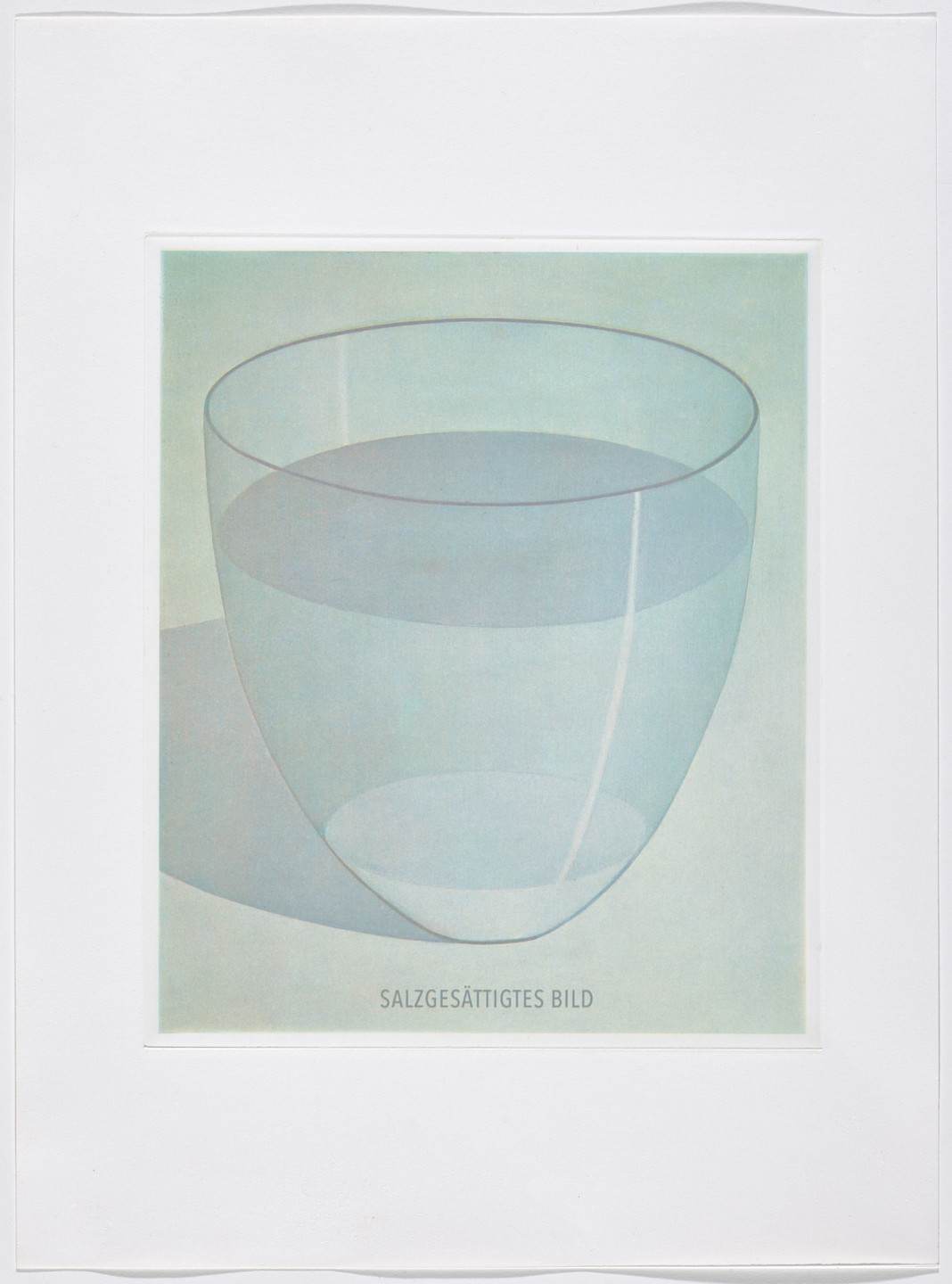 Thomas Huber. Salt-Saturated Picture (Salzgesättigtes Bild). 2016