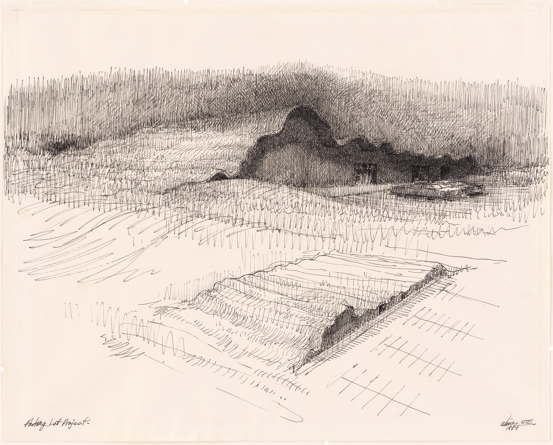 James Wines. BEST Parking Lot project. 1977