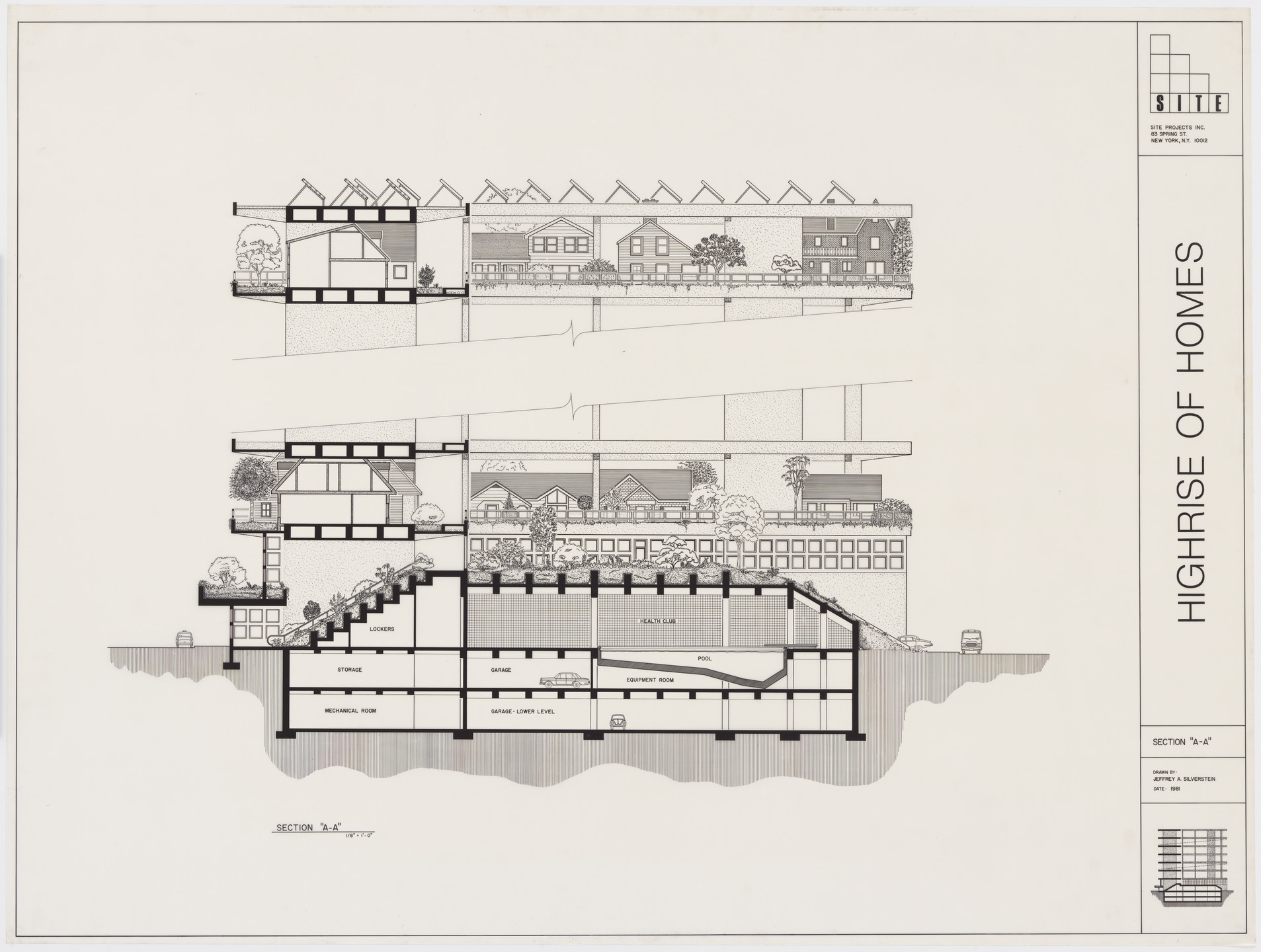 James Wines. Highrise of Homes project. 1981