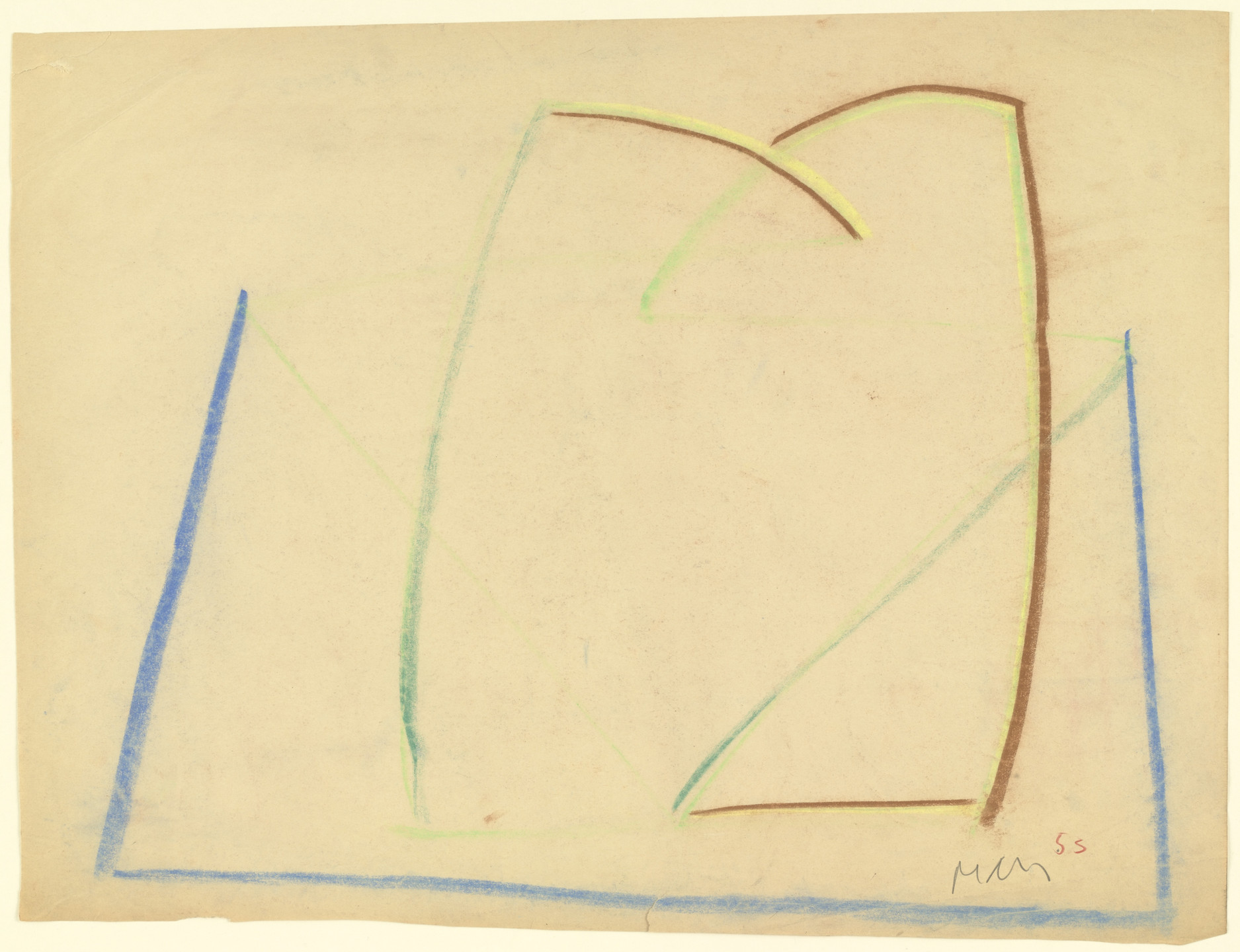 Markus Lüpertz. Untitled from the Dithyrambe series. 1964