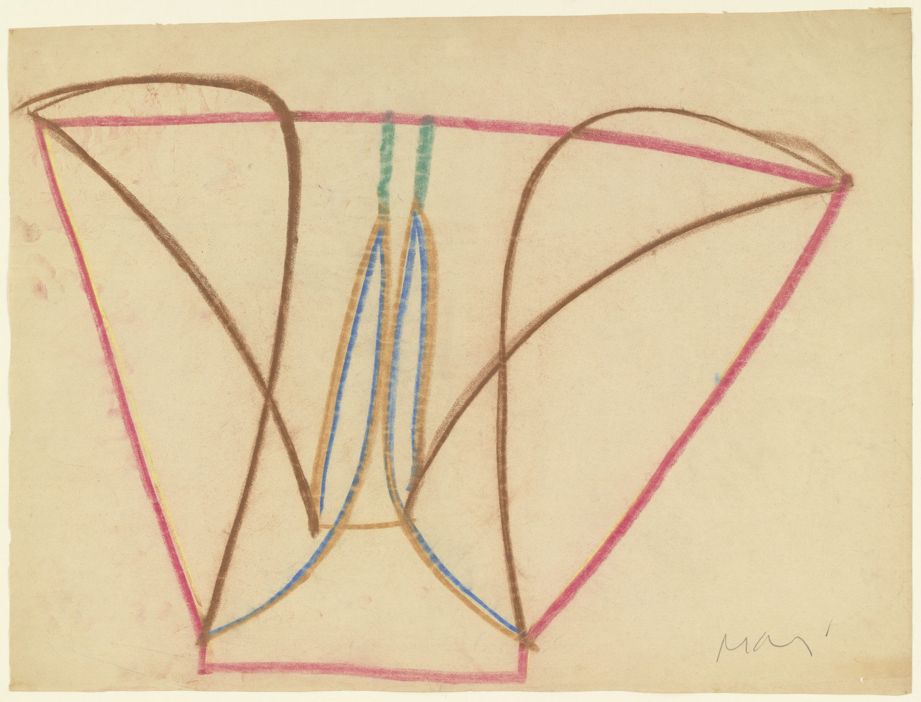 Markus Lüpertz. Untitled from the Dithyrambe Series, Untitled (Dithyramb). 1964