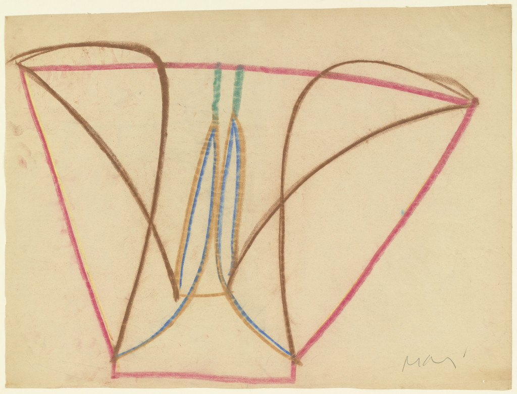 Untitled from the Dithyrambe Series, Untitled (Dithyramb), Markus Lüpertz, 1964