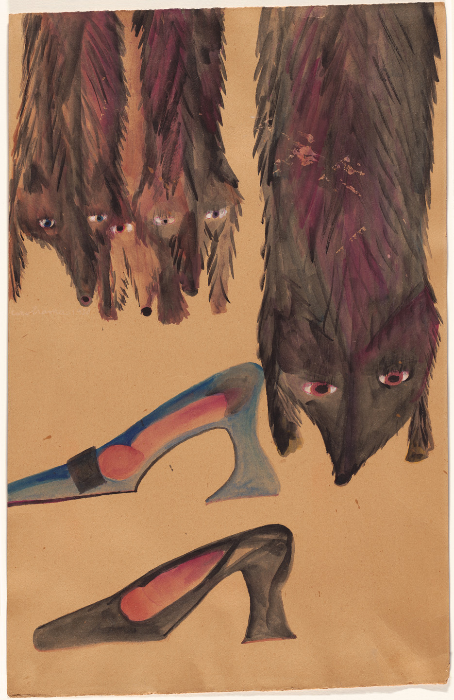 Carol Rama. Opera n. 11 (Renards). 1938