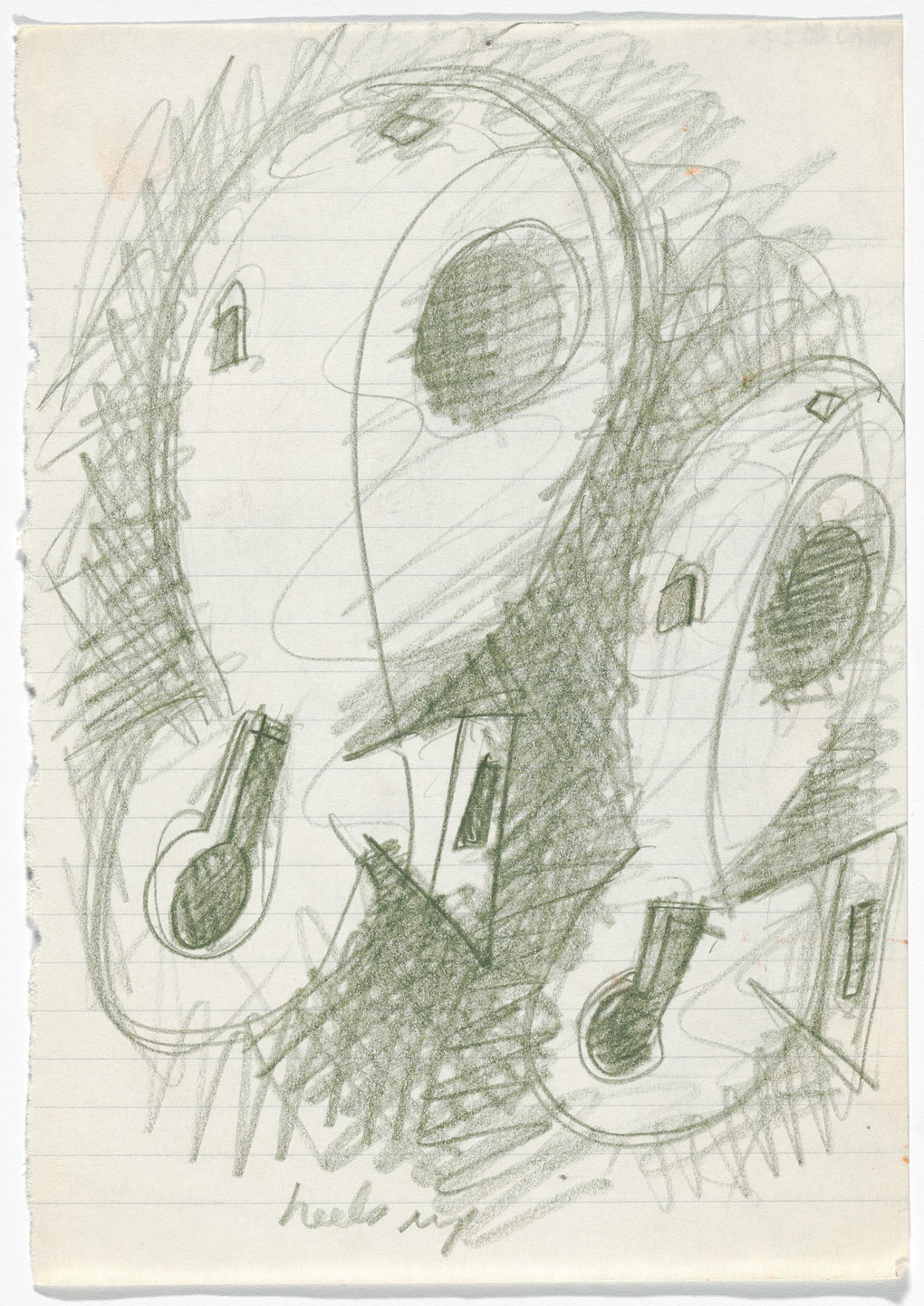 Elizabeth Murray. Study for "Dis Pair". c.1989